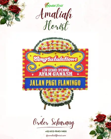 Sewa Papan Bunga Mekar Asri